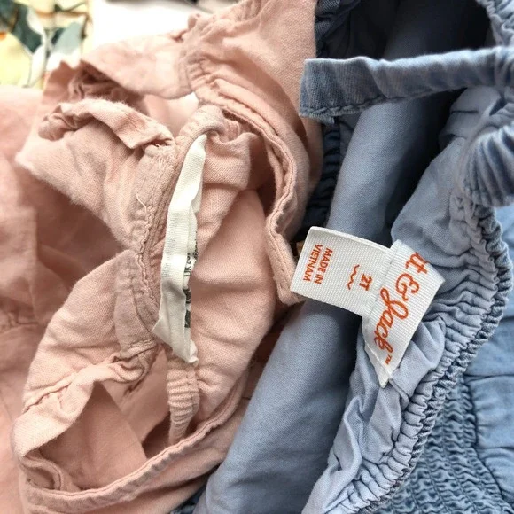 Girls 2T Spring Summer Dresses BUNDLE Sleeveless Short Sleeve Mix Jumpsuit - Picture 7 of 9